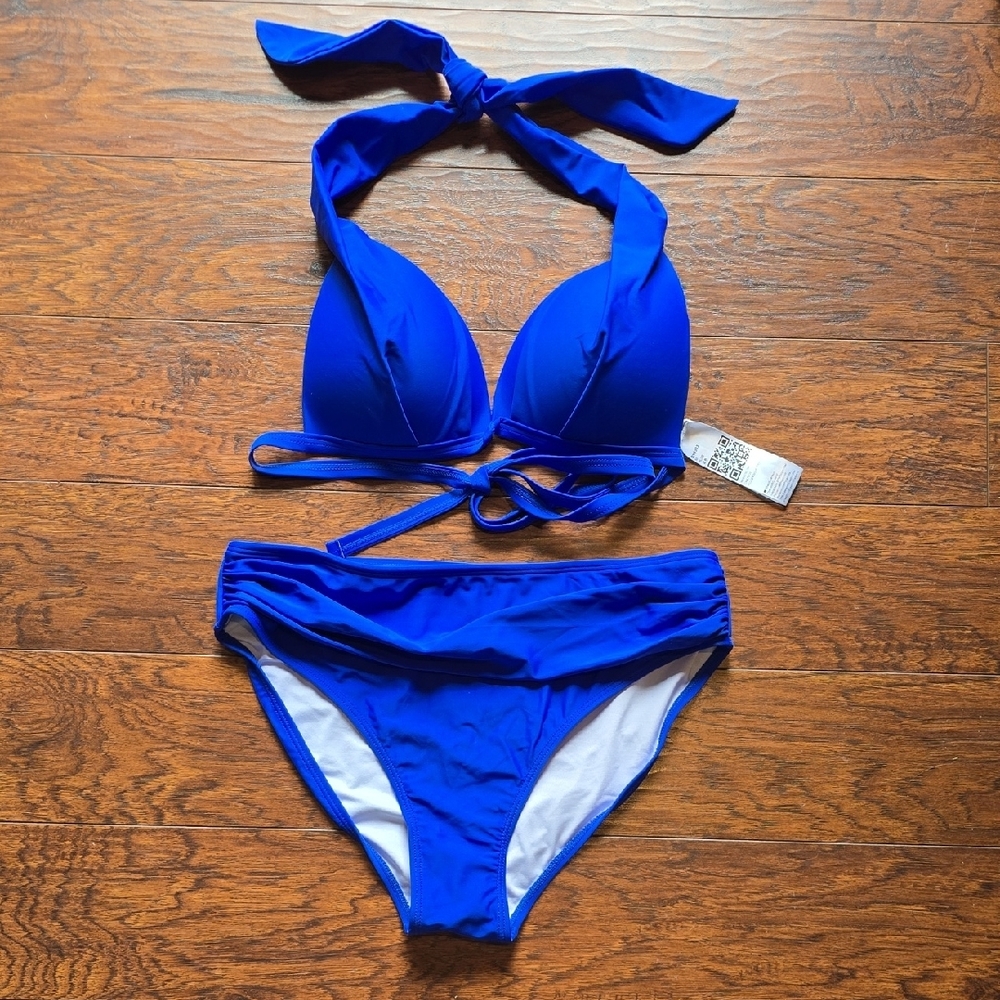 Vibrant Blue Bikini Set